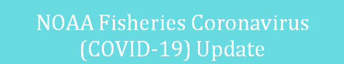 banner linking to NOAA Fisheries COVID-19 content