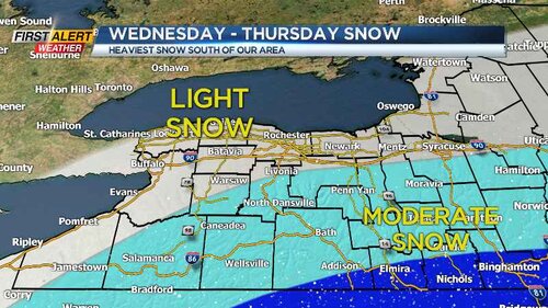First Alert Weather: Chillier air returns, a little mid-week snow