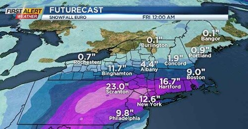 Major midweek snowstorm will miss Rochester area