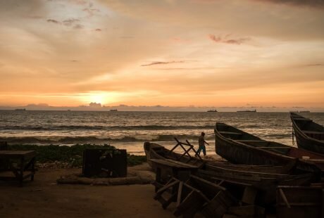 Shark fishing Republic of Congo TRAFFIC coastline