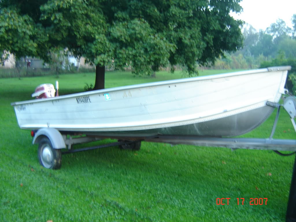 FS 14 foot aluminum boat/ motor/ trailer Cheap 750 Boats for