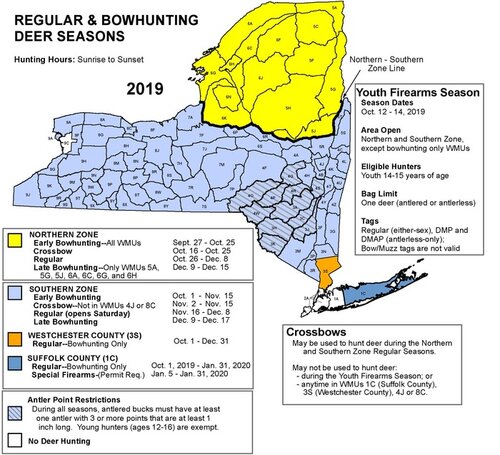 Image result for deer season 2019 ny