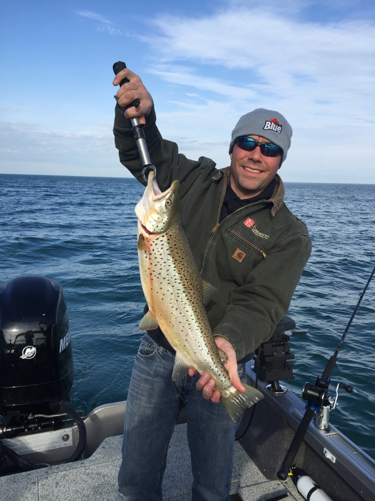 3/9/16 Olcott New York Fishing Reports Lake Ontario (South Shore