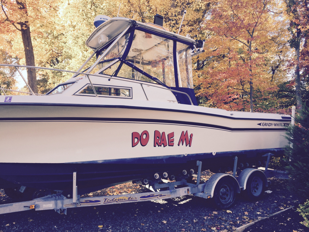 Boat Lettering near Sackets Harbor This Old Boat Lake Ontario United Lake Ontario's
