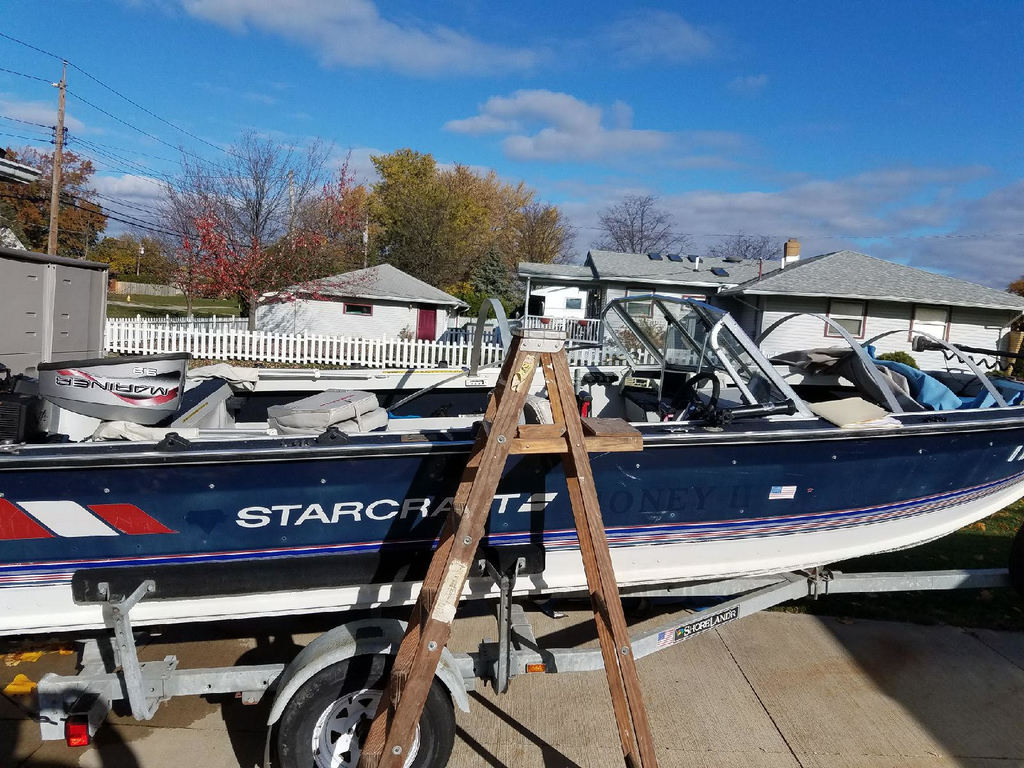 1987 Starcraft Aluminum Fishing Boat Unique Fish Photo