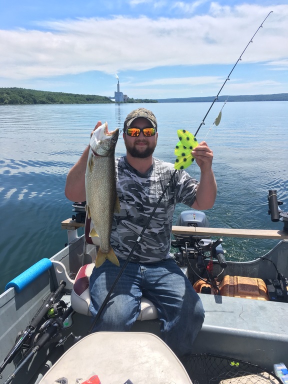 Shout out to Bellis tackle cowbells and iron duke trolling flies