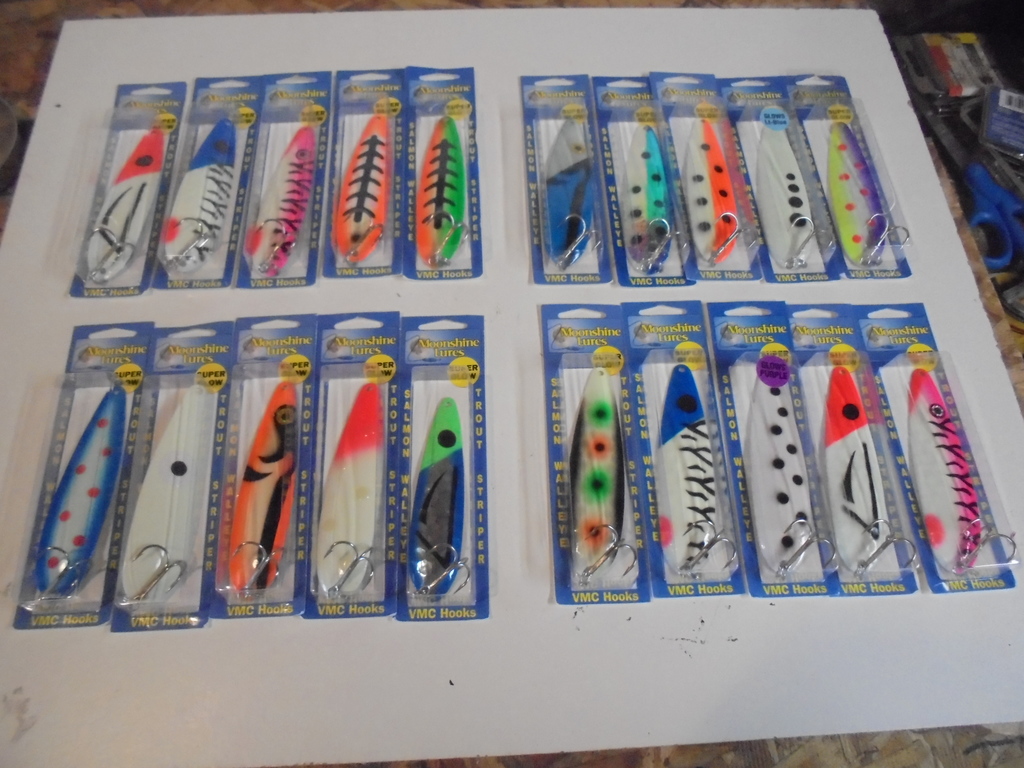 20-SUPER GLOW MOONSHINE LURES-5-MAGS - Classifieds - Buy, Sell, Trade or  Rent - Lake Ontario United - Lake Ontario's Largest Fishing & Hunting  Community - New York and Ontario Canada