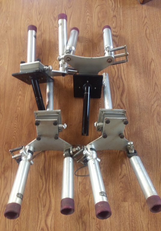 Great Lake Gimbal mount, Swivel bases and Dual Rod Holders