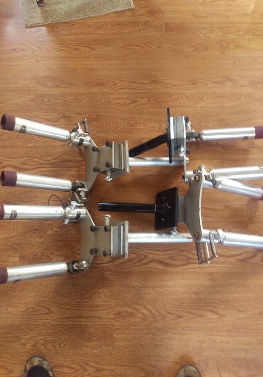 Great Lake Gimbal mount, Swivel bases and Dual Rod Holders