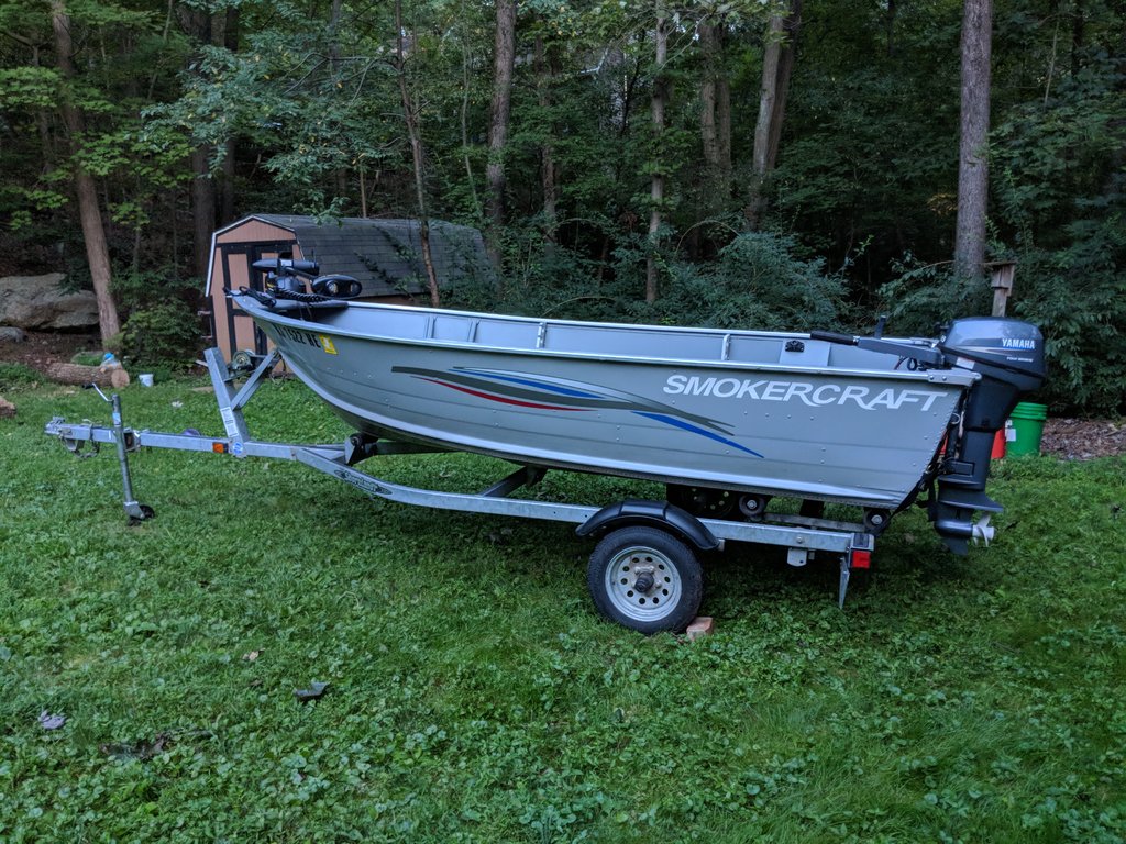 2013 Smokercraft Alaskan 13' DLX w/ 9.9 yamaha Boats for Sale Lake