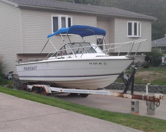 1985 Pursuit 2000 With Tandem 4500 Boats For Sale Lake Ontario United Lake Ontario S Largest Fishing Hunting Community New York And Ontario Canada