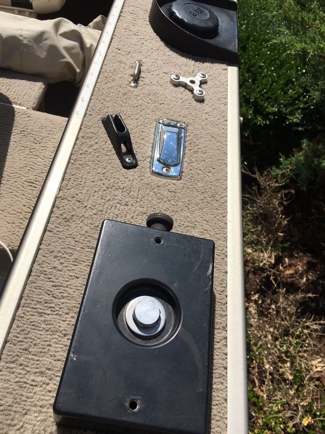 Walker downriggers mount This Old Boat Lake Ontario United Lake