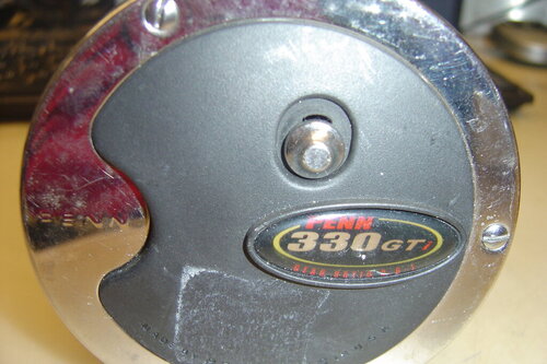 Penn 330 GTi loaded with Leadcore 003.JPG