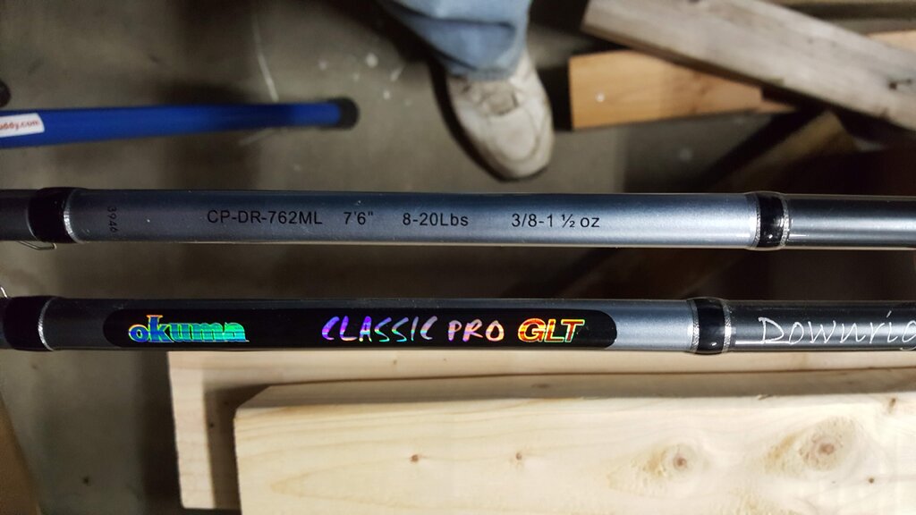Pair of Okuma Classic Pro GLT Downrigger Rods - Classifieds - Buy