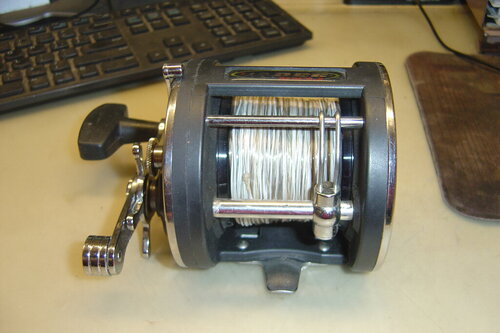 Penn 330 GTi loaded with Leadcore 001.JPG