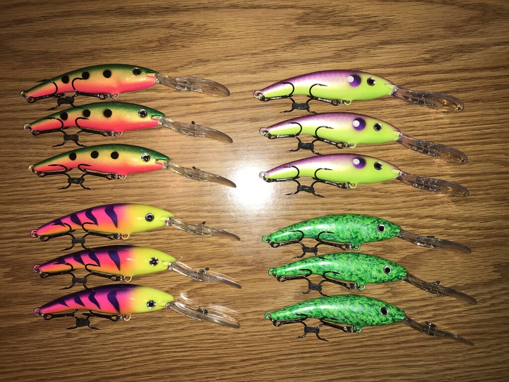 Custom Painted Rapala Deep Tail Dancers size 09 - Classifieds