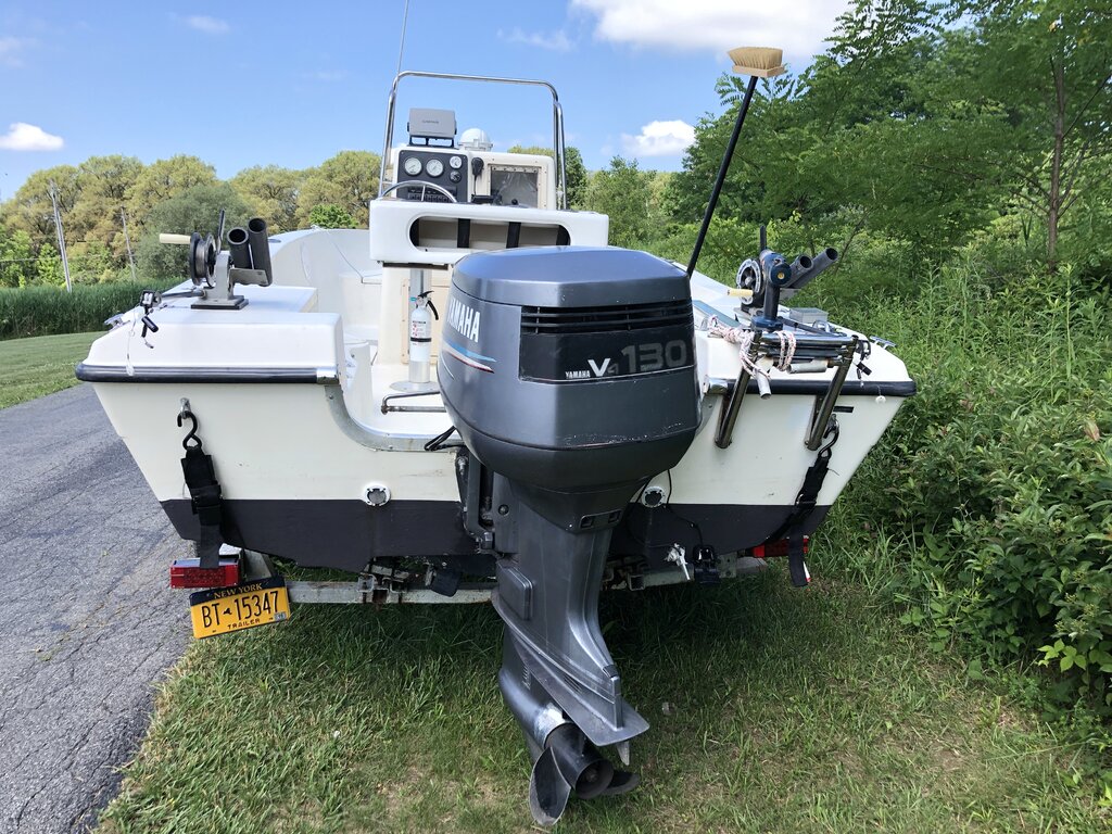 Walker downriggers mount This Old Boat Lake Ontario United Lake