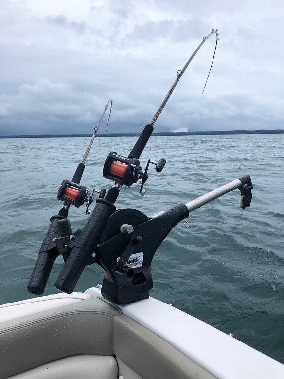 Two Cannon Unitroll 6 downriggers, rods, reels, weights Classifieds