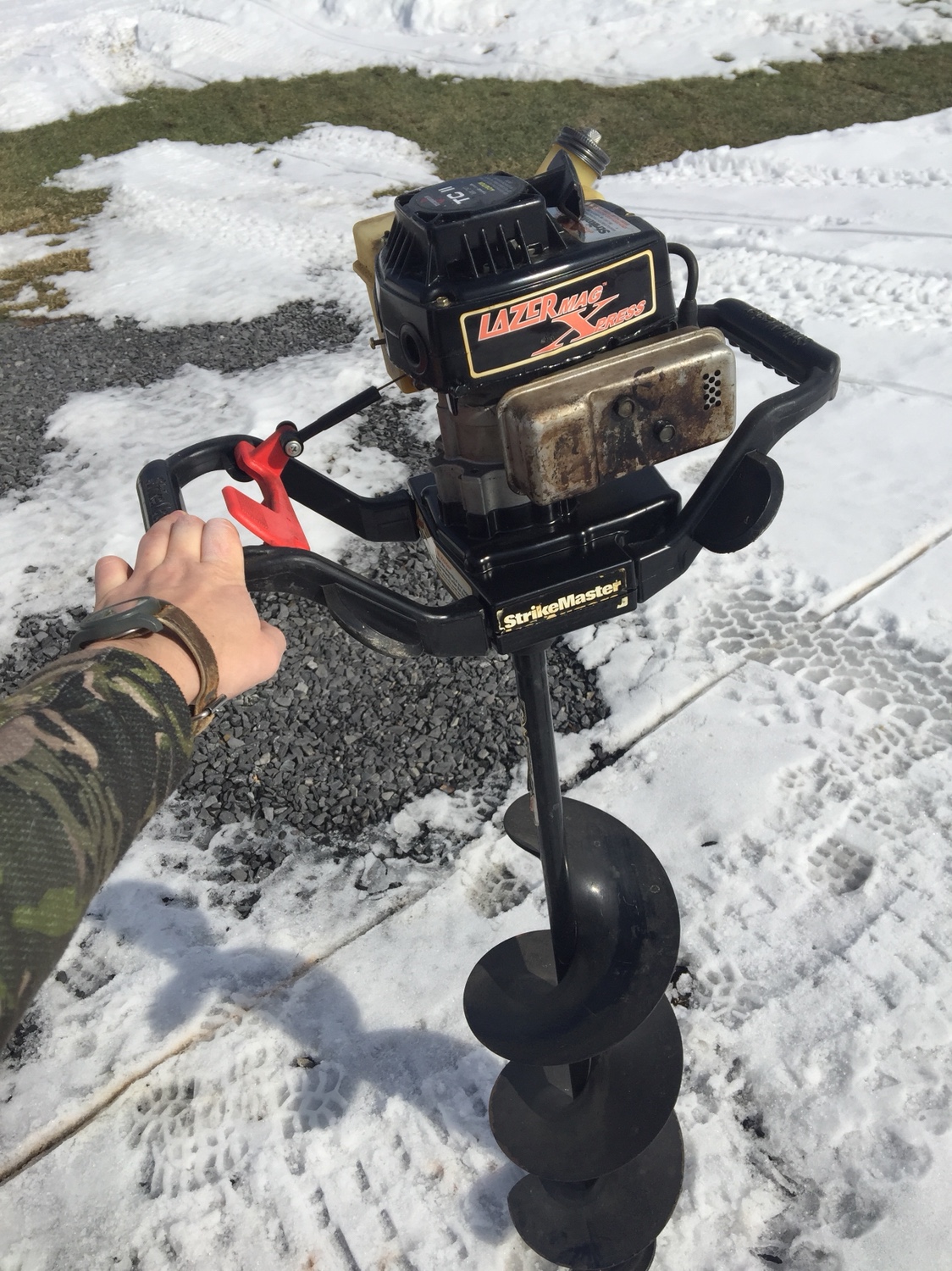 StrikeMaster 10” gas ice auger - FREE - Classifieds - Buy, Sell, Trade or  Rent - Lake Ontario United - Lake Ontario's Largest Fishing & Hunting  Community - New York and Ontario Canada