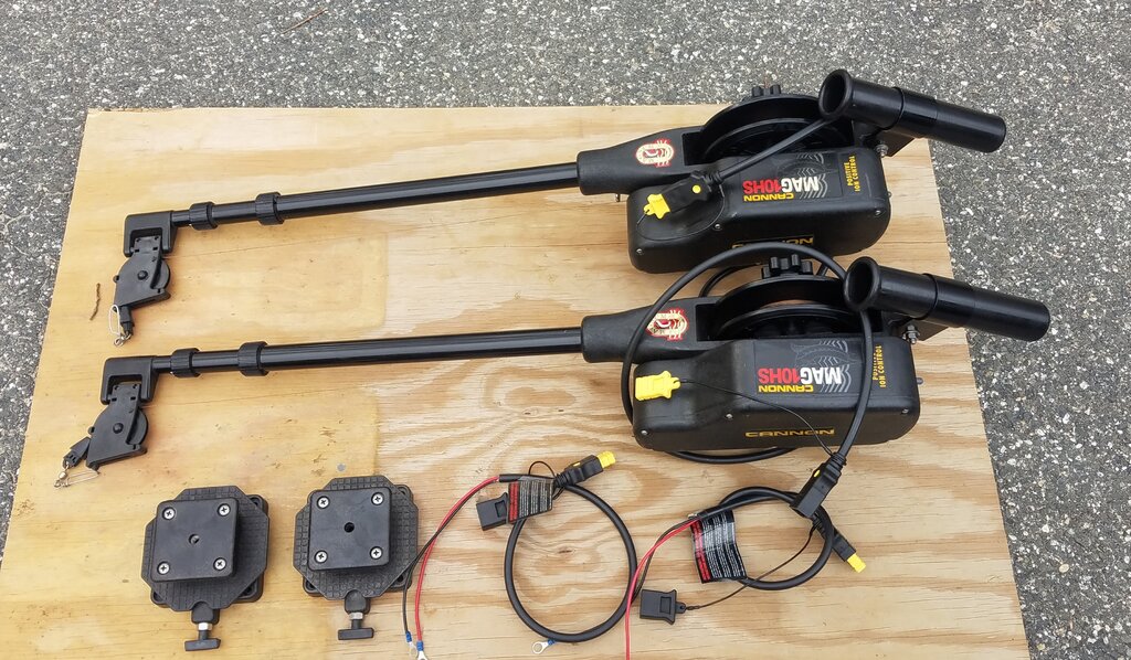 Cannon Mag 10 Electric Downriggers/ELOSTA SHOW Classifieds Buy