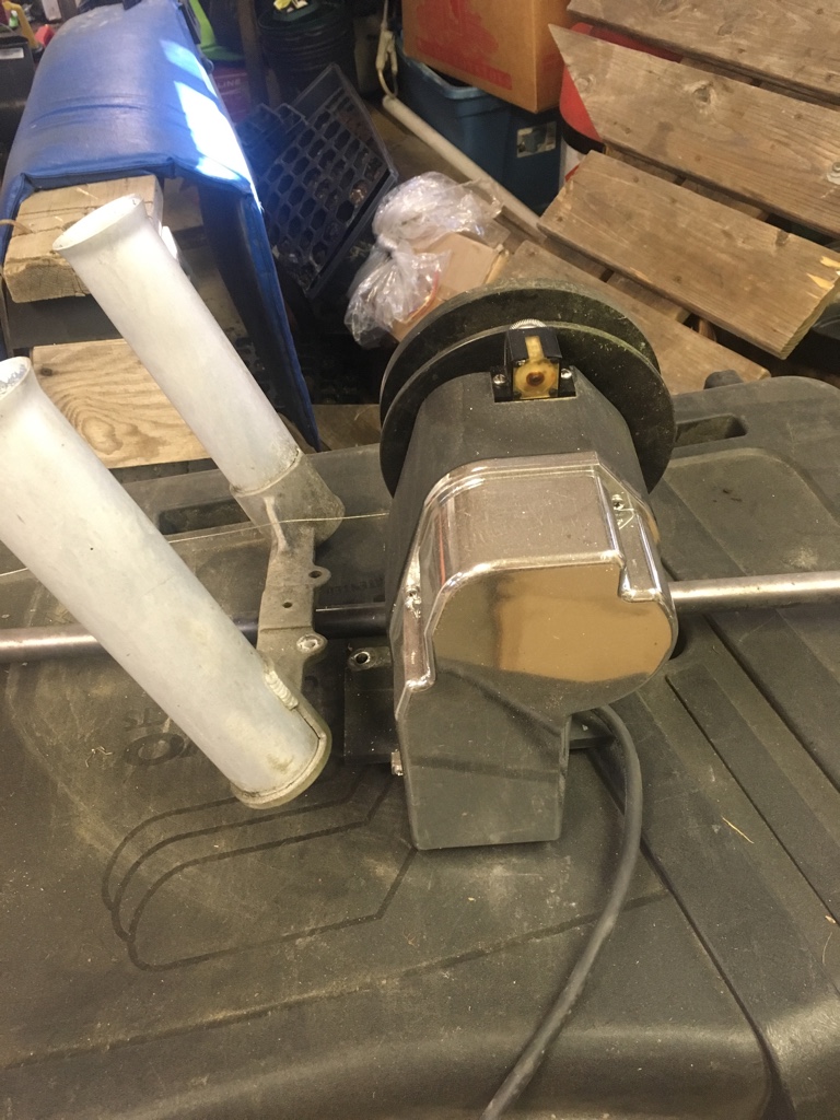 Walker downrigger drive shaft Tackle and Techniques Lake Ontario