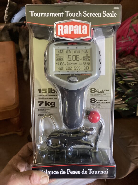 15lb Rapala Touch Screen Scale. - Classifieds - Buy, Sell, Trade