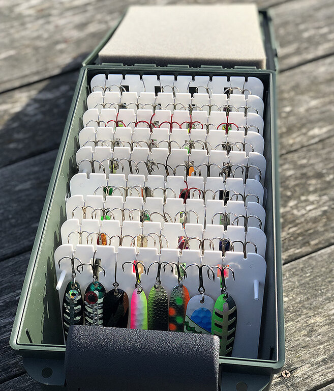 Spoon storage - Tackle and Techniques - Lake Ontario United - Lake