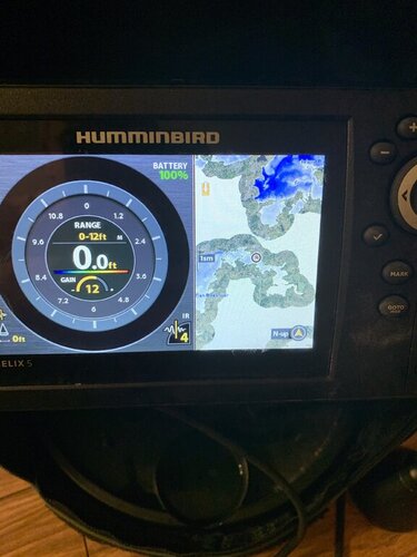 humminbird helix 5 ice fishing