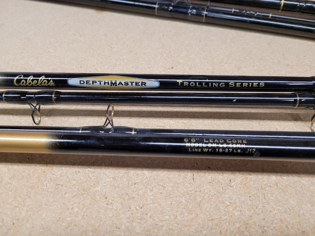 Cabelas Depthmaster trolling rods - Classifieds - Buy, Sell, Trade