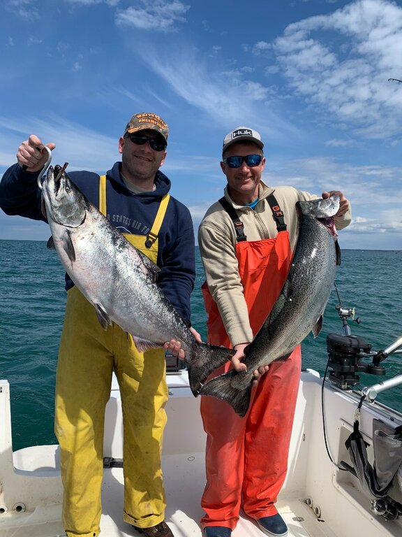 Olcott 5/75/8 (40 Salmon) New York Fishing Reports Lake Ontario
