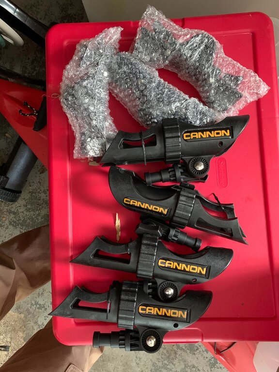 Brand new Never used: 4 cannon rod holders - Classifieds - Buy