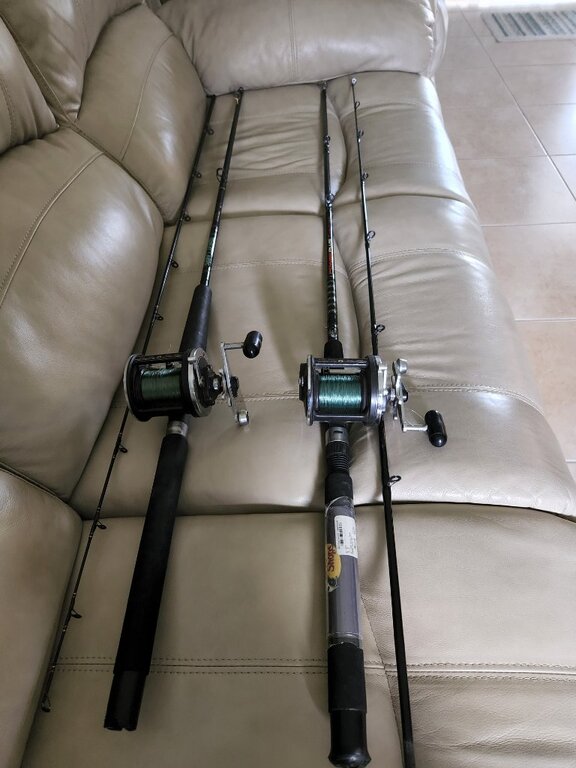 2 downrigger rods w reels Classifieds Buy, Sell, Trade or Rent