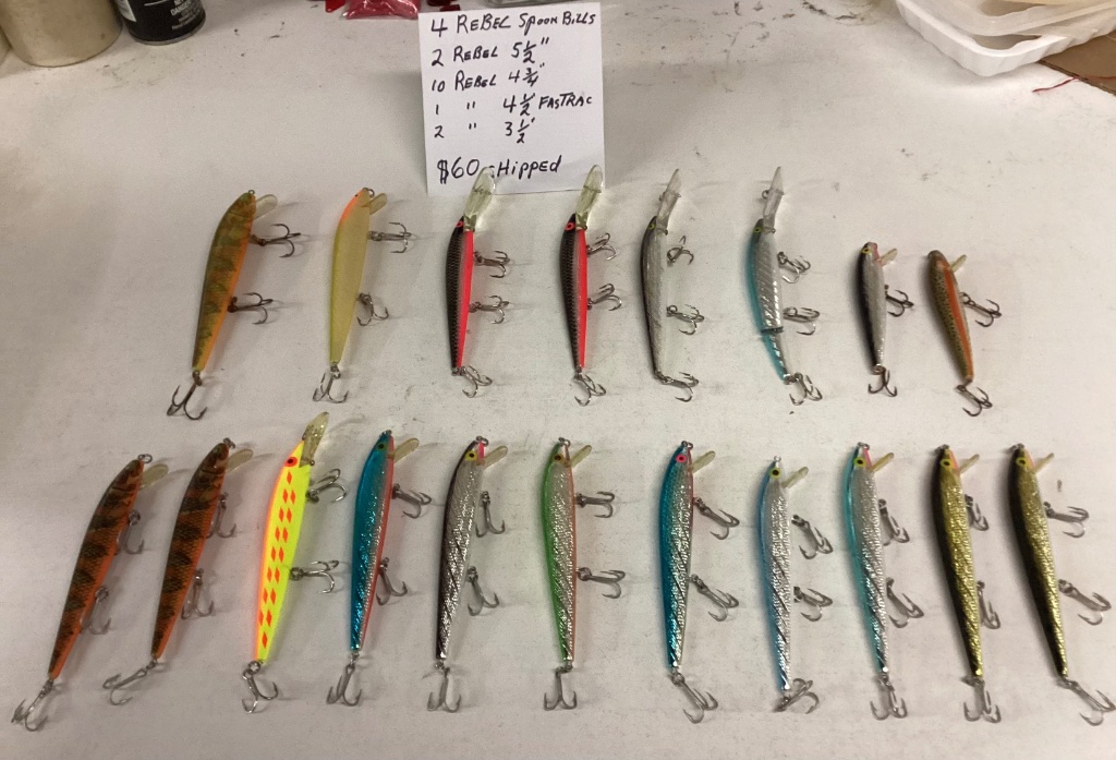 19 Rebel Crank baits Spoonbills and Fastracs - Classifieds - Buy, Sell,  Trade or Rent - Lake Ontario United - Lake Ontario's Largest Fishing &  Hunting Community - New York and Ontario Canada
