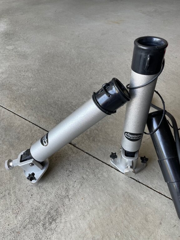 Cannon, traxstech and Downeast Rod Holders Lots 6/7/8 of 9