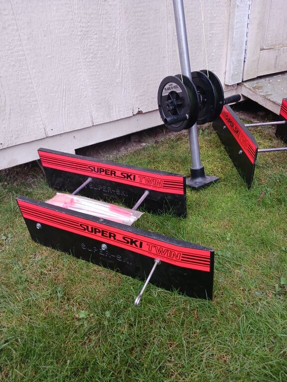 Cannon Planer Mast and Pair of Super Ski Boards Classifieds Buy