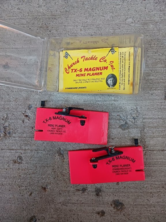 Church Tackle TX-6 Magnum Mini Planer Boards - Classifieds - Buy, Sell,  Trade or Rent - Lake Ontario United - Lake Ontario's Largest Fishing &  Hunting Community - New York and Ontario Canada