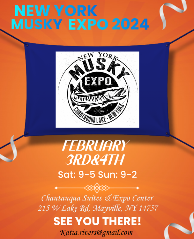 NEW YORK MUSKY EXPO 2025 Tournament Talk, Shows, Events & Seminars